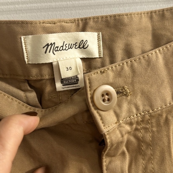 Madewell Pleated Taper barrel balloon Wide-Leg Pants - Picture 7 of 10